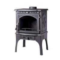 Чугунная печь-камин "Cooker" (10 кВт, Ø150 мм., до 200 m³/75 м²)