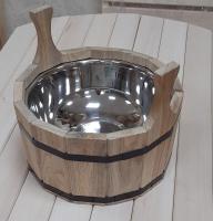 Шайка 5 л. с нержавеющей вкладкой (Дуб), ДЛТ-12
