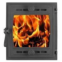 Дверка Топочная ДТГ-8БС "Кижи-2" (290х325х35)