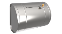 Бак для теплообменника горизонтальный, AISI 439/0,8 мм., 90л.