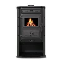 Печь-камин TimSistem "Magic Stove" Чёрный. [Ø120; 8кВт; до 150m³/60m²]