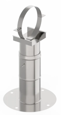 Кронштейн С/Т 40-75, Ø160 мм., AISI 439/1,0 мм. 