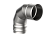 Отвод 90° Ø160 мм., AISI 439/1,0 мм.